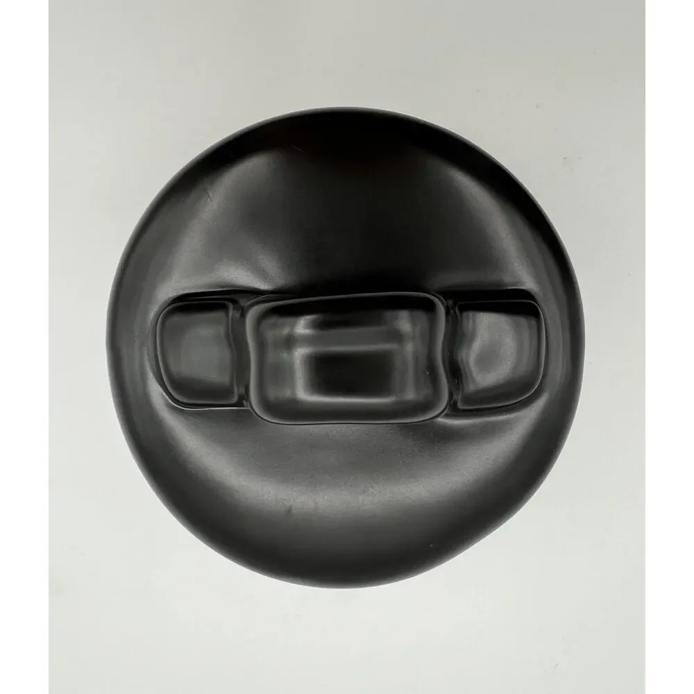Rae Dunn by Magenta TRICK OR TREAT Black Canister with Lid 10” Halloween Decor